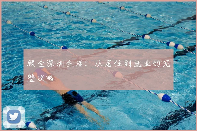 顾全深圳生活:从居住到就业的完整攻略